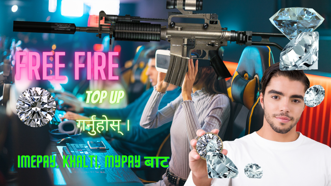 How to Top up Freefire diamonds In Nepal Using Imepay Khalti and Mypay