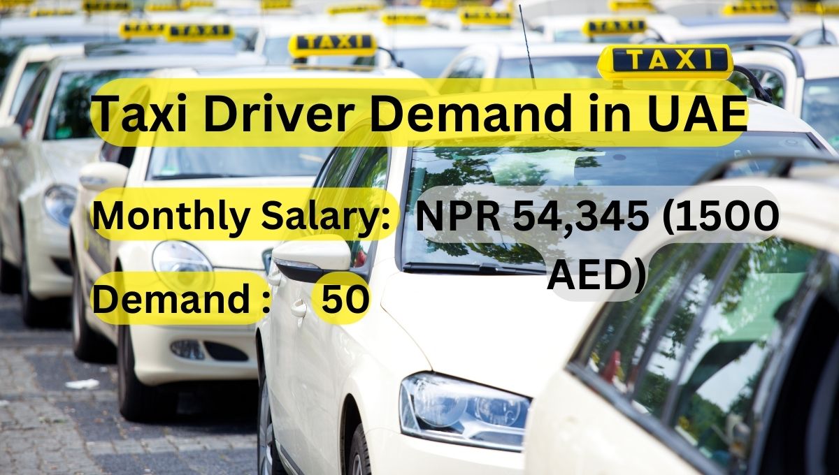 Taxi Driver Demand in UAE