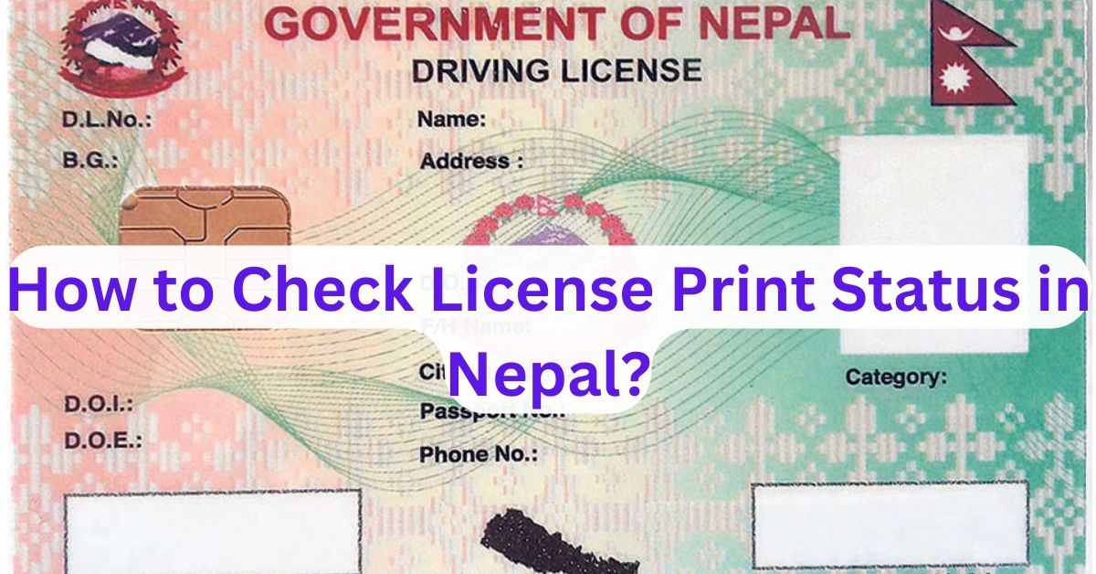 How to Check License Status in Nepal by SMS