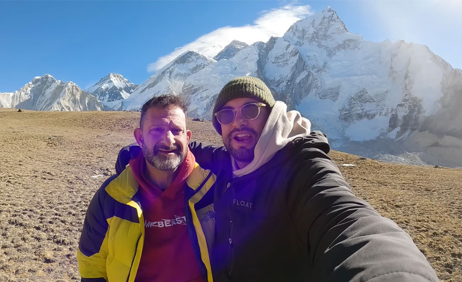 MrBeast's team in Nepal