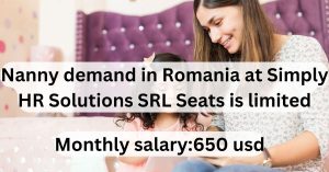 Nanny demand in Romania at Simply HR Solutions SRL Seats is limited