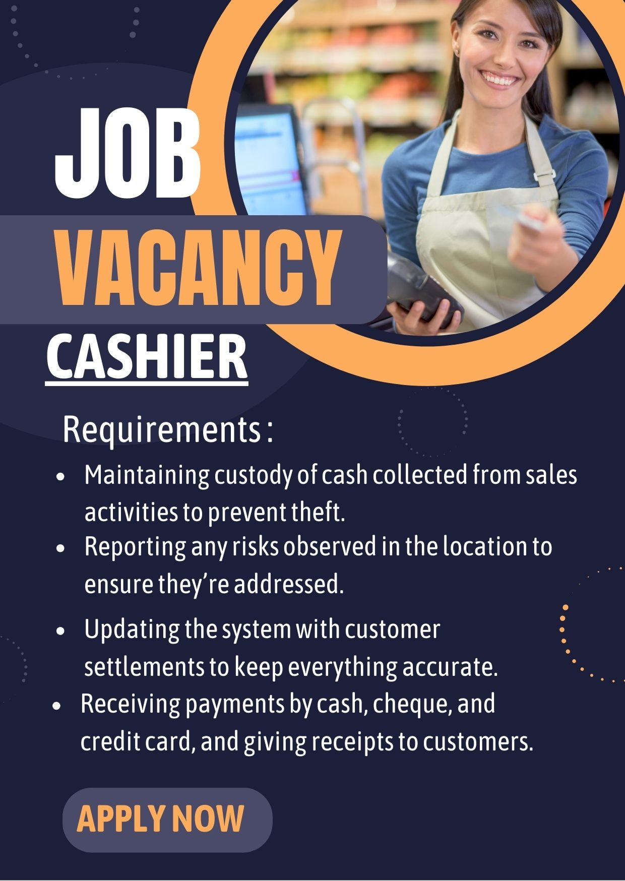 Cashier