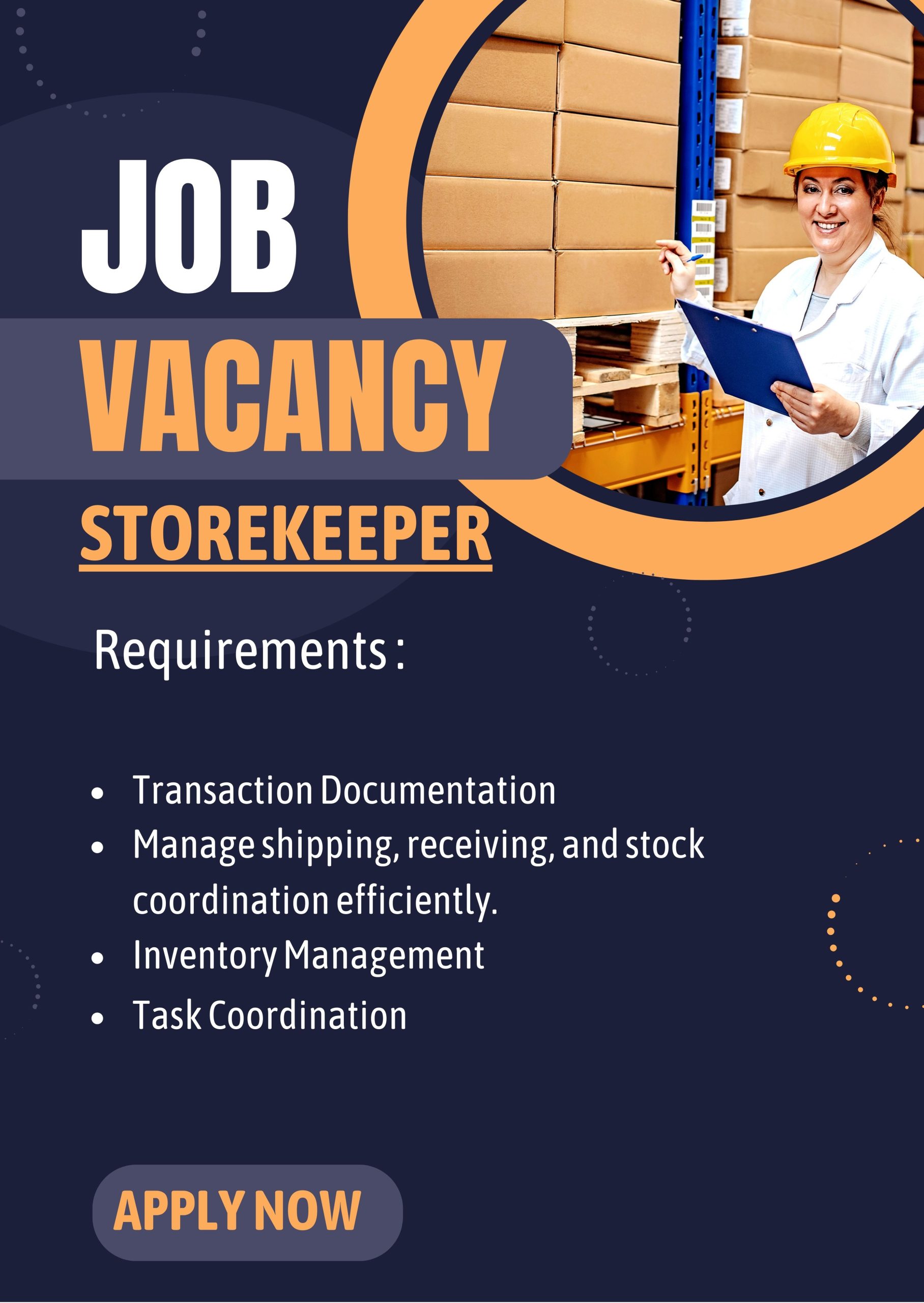 urgent hiring store keeper abu dhabi scaled