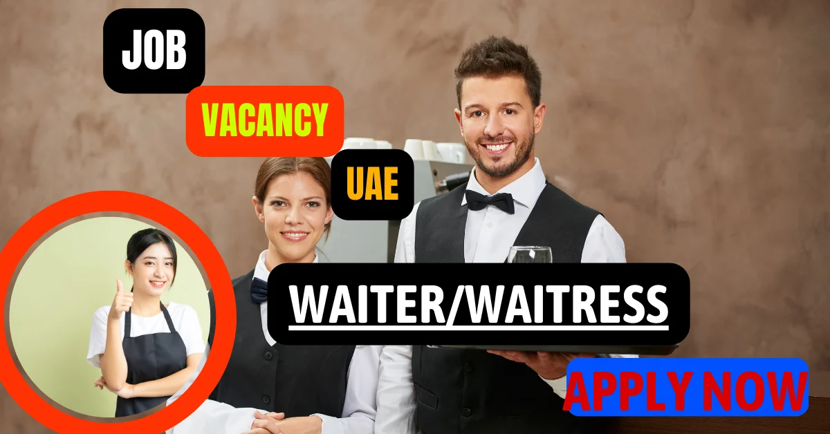 IIQAF Group Hiring Waiter or Waitress in Dubai