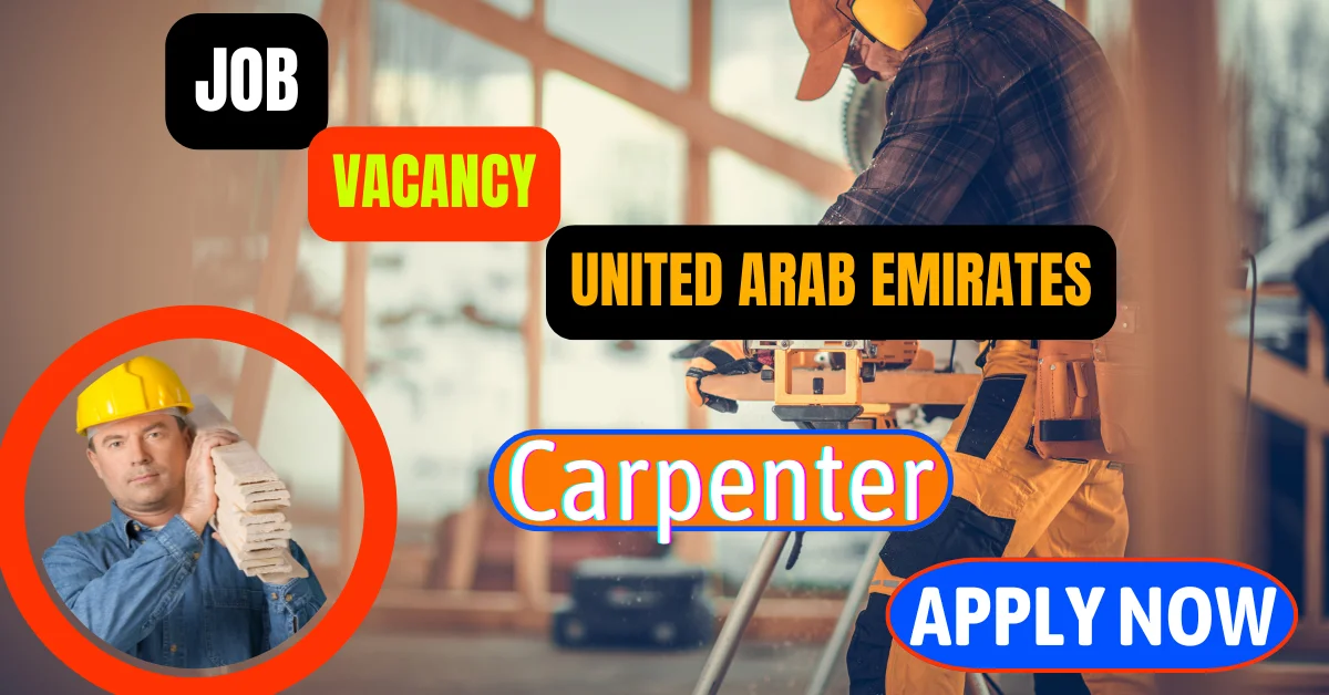 Carpenter job openings in IIQAF Group in Dubai