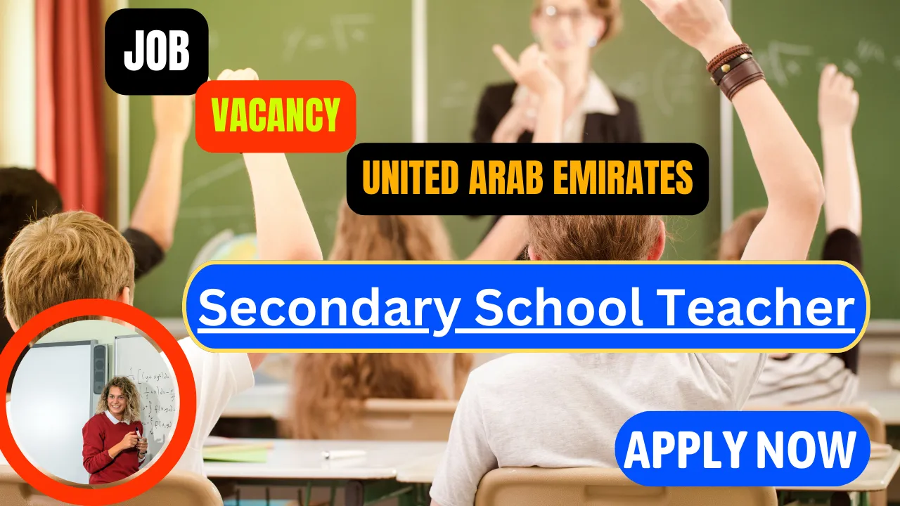 IIQAF Group Hiring Secondary School Teacher in Dubai