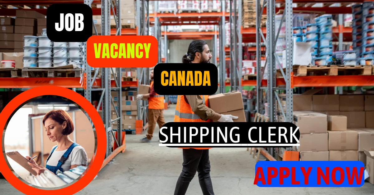 Shipping Clerk job at IIQAF Group in Ontario, Canada