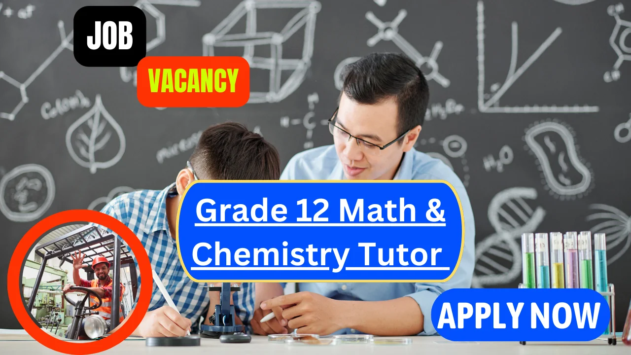 Grade 12 Math & Chemistry Tutor Needed in NW Calgary