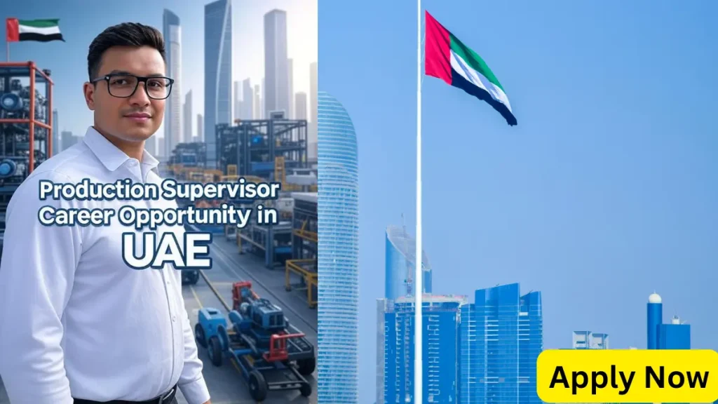 Career Opportunity in UAE Production Supervisor
