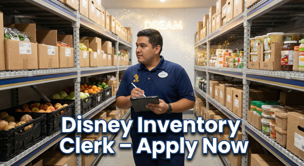 Disney Food and Beverage Inventory Clerk