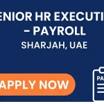 Senior HR Executive – Payroll Job in Sharjah